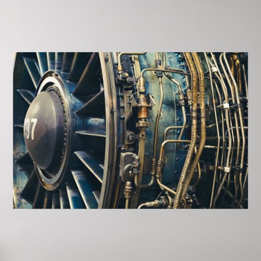 J58 Jet Engine - SR-71 Blackbird, A-12, YF-12 Poster (Voorkant)