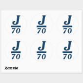 J/70 RONDE STICKER (Vel)