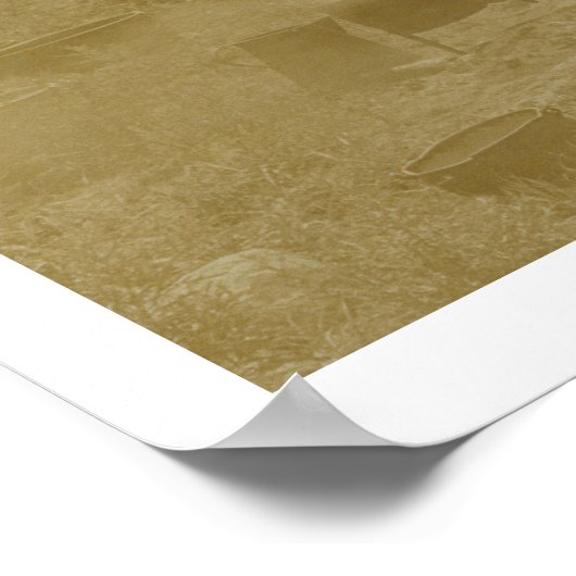 "J.A. Chuck Wagon, Getting Dinner" Poster (Coin)