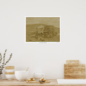 "J.A. Chuck Wagon, Getting Dinner" Poster (Cuisine)
