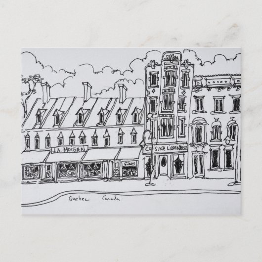 J.A. Moisan Kruidenierswinkel | Canada Briefkaart (Voorkant)