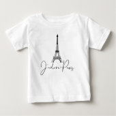 J' adore Paris Eiffel Tower Cute White (Voorkant)