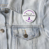 J’ai Alzheimer’s Please Call if I'm Lost Badge (En situation)