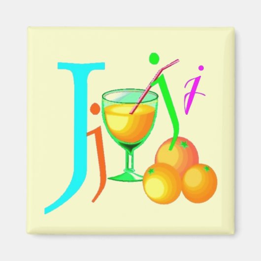 J - Aimant Alphabet (Devant)
