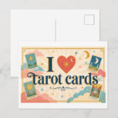"J'[Aime] Cartes de Tarot" (Devant / Derrière)