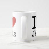 J❤️aime Jésus CUSTOMIZABLE Jumbo Mug (Dos)