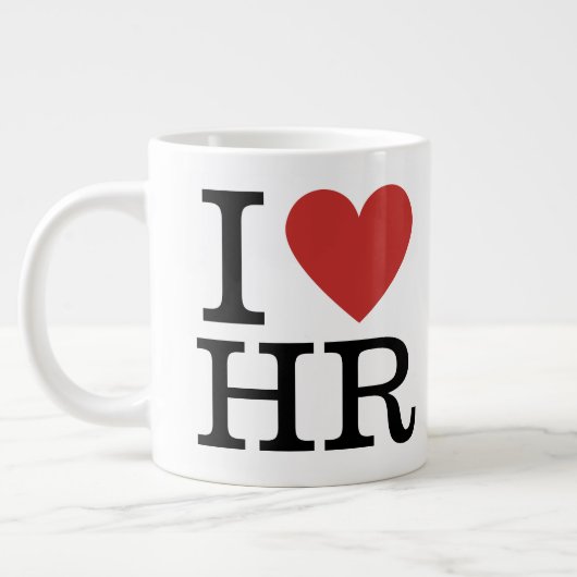 J'❤️ Aime Jumbo Mug HR - Pour Le Personnel Du Dépa (Gauche)