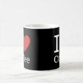J❤️Aime La Mug De Café (Noir) (Centre)