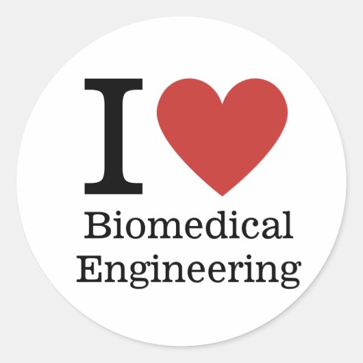 J❤️aime le STICKER de génie biomédical (Devant)