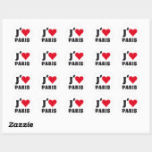 J´AIME PARIS RONDE STICKER (Vel)