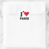 J´AIME PARIS RONDE STICKER (Tas)