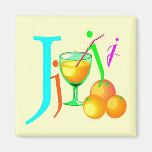 J - Alphabet Magnet Magneet