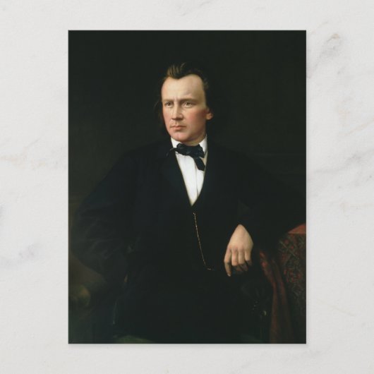 J. Brahms, c.1860 Briefkaart (Voorkant)