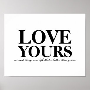 J Cole Love Yours Lyric Poster