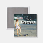 J. Creepers Skategirl Magnet (Recto/Verso)