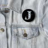 "J" Diamond Bling Button (In situ)