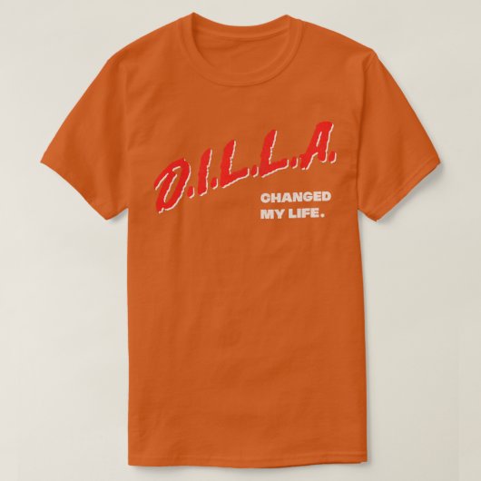 J Dilla veranderde mijn leven T-shirt (Design voorkant)