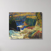 J.E.H. MacDonald - Herfsten, Montreal River, 1920. Canvas Afdruk (Voorkant)