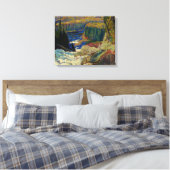 J.E.H. MacDonald - Herfsten, Montreal River, 1920. Canvas Afdruk (Insitu (Slaapkamer))