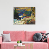 J.E.H. MacDonald - Herfsten, Montreal River, 1920. Canvas Afdruk (Insitu (Woonkamer))