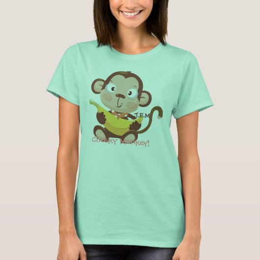 J.E.M., Cheeky Monkey. T-shirt (Voorkant)