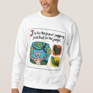 J est pour Jackfruit Adult Crewneck Sweatshirt