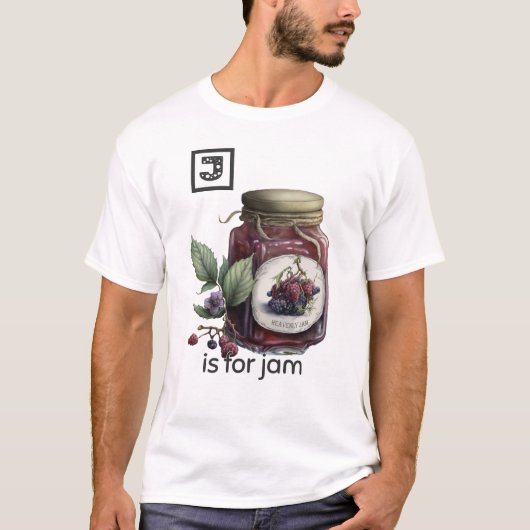 J est pour Jam T-Shirt (Devant)