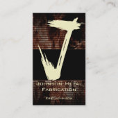 J Flame Monogram Visitekaartje (Voorkant)