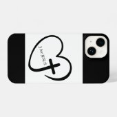 J for Jesus Phone Case iPhone Hoesje (Achterkant horizontaal)