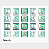 J.G.Me Vierkante Sticker (Vel)