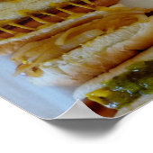 J&G Texas Weiner Hot Dog Poster (Hoek)