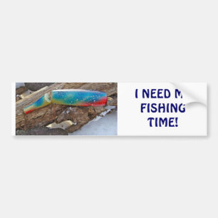 J & H "WIG LIT" zoutwaterproducten Bumpersticker