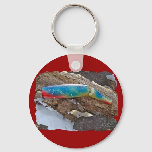 J & H "WIG LIT" zoutwaterproducten Sleutelhanger (Voorkant)