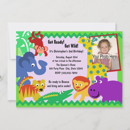 J is voor Oerwoud Kaart (Voorkant)