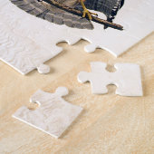 J.J. Audubon (Red Shoulded Hawk) (1829) Legpuzzel (Zijkant)