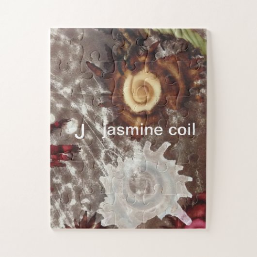 J - Jasmine Coil Alphabet Art Puzzle Legpuzzel (Verticaal)