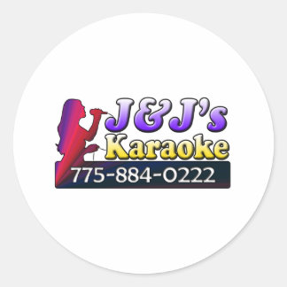 J&J's Karaoke Ronde Sticker