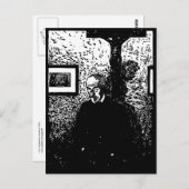 J.-K. Huysmans Woodcut Briefkaart (Voorkant / Achterkant)