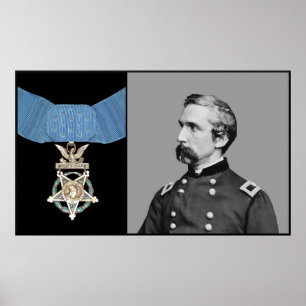 J.L. Chamberlain en de eremedaille Poster