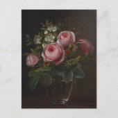 J.L. Jensen - Rozen en boomanemonen in een... Briefkaart (Voorkant)