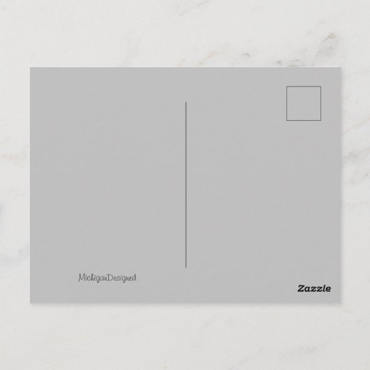 "J'♥ Les 80's" Carte Postale Rétro Vibes (Dos)