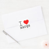 J'❤️ les autocollants xargs (Enveloppe)