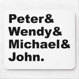 J.M. Barrie's Peter Pan Peter Wendy Michael John Muismat