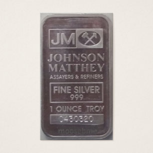 J.M. Solide C430320 une barre argentée d'once