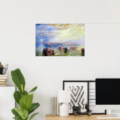 J. M. W. Turner Approach to Venice Poster (Thuiskantoor)