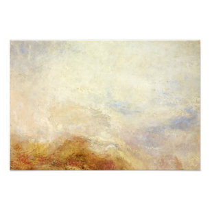 J. M. W. Turner - Een bergscène, Val d'Aosta Foto Afdruk