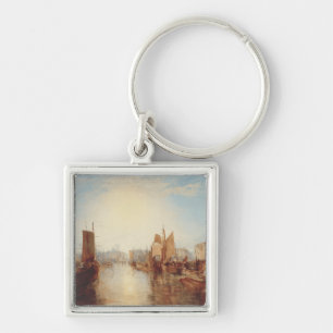 J.M.W. Turner: Haven van Dieppe Romantische Fijne Sleutelhanger