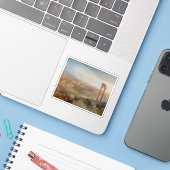 J.M.W. Turner - Modern Rome - Campo Vaccino Sticker (Laptop met iPhone)