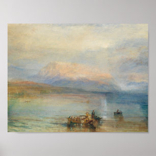 J. M. W. Turner - The Red Rigi Poster