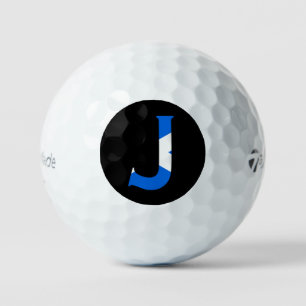 J Monogram bedekt op Schotse vlag tmtp5 gbcnt Golfballen